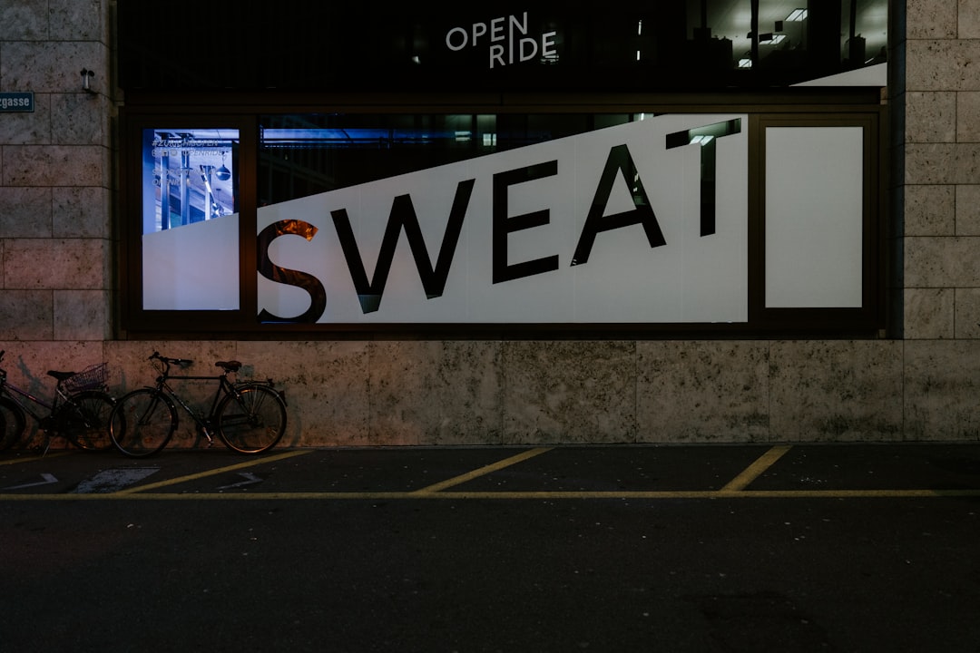 white and black UNK UNK sign